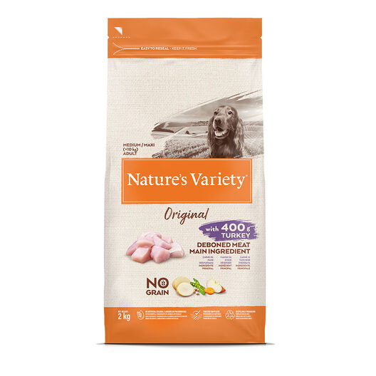 Nature's Variety Original Sin Cereales Medim Adult Pavo image number null