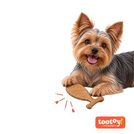 Tootoy! Chew Hueso Salm&oacute;n Juguete para perros