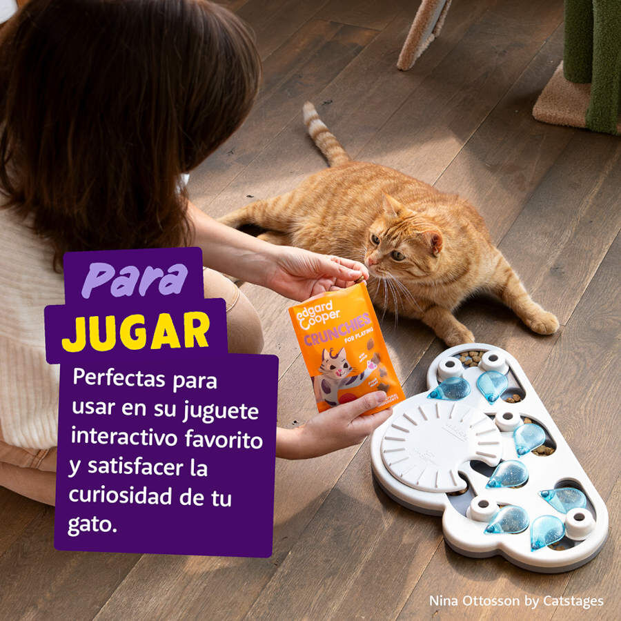 Edgard &amp; Cooper Galletas Crunchies Pollo para gatos thumbnail