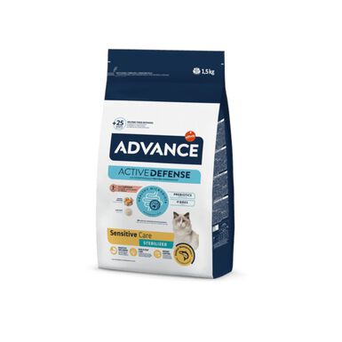 Advance Sensitive Sterilized Salmón y Arroz pienso para gatos