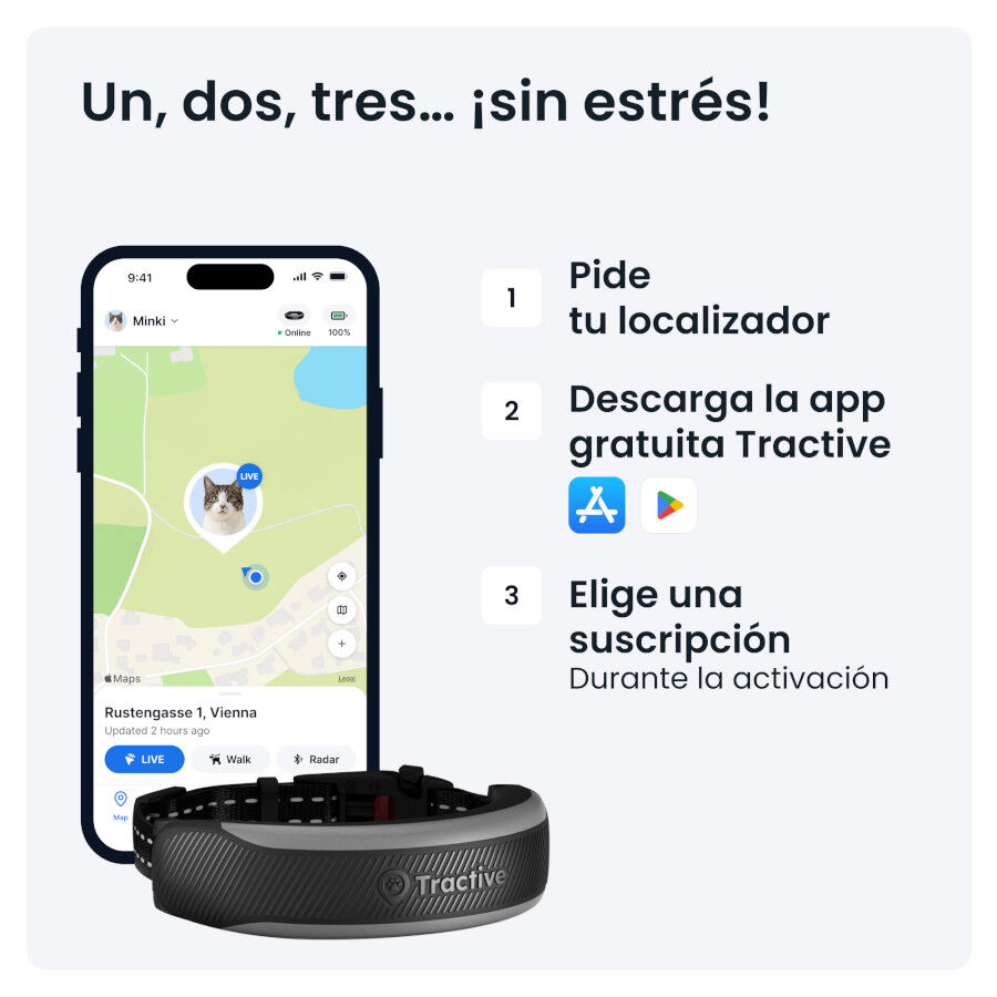 Tractive Cat 6 Mini Negro GPS para gatos, , large Imagen numero 8