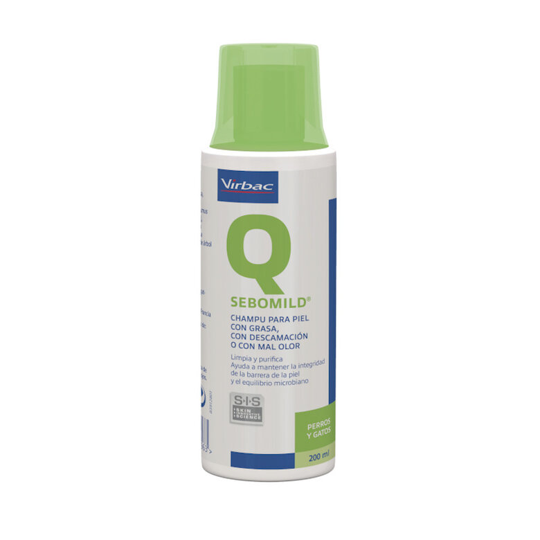 Virbac Sebomild Champú para pieles grasas en perros y gatos Kiwoko