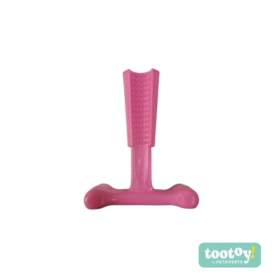 Tootoy! Puppy Hueso Martillo Rosa Juguete para perros, , large Imagen numero 2