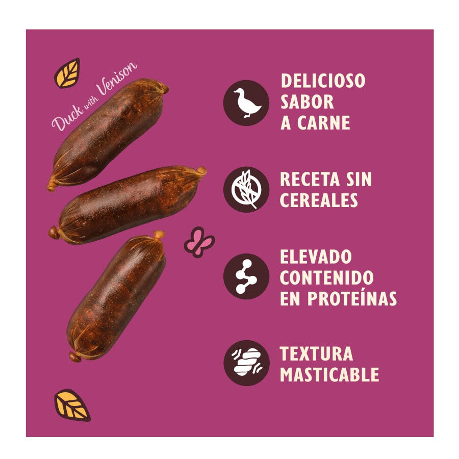 Lily&#039;s Kitchen Salchichas Mini Pato y Venado para perros thumbnail