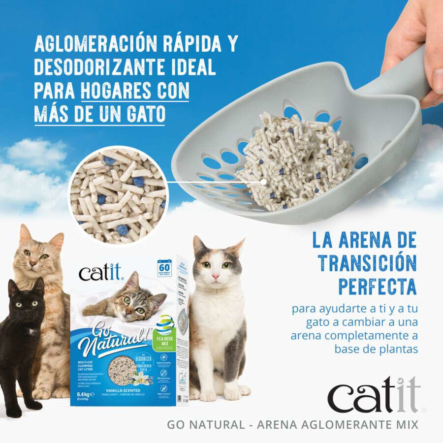 Catit Go Natura! Arena Aglomerante  Vainilla para gatos, , large Imagen numero 3