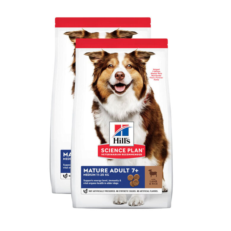 Hill&#039;s Science Plan Mature Adult Medium Cordero pienso para perros thumbnail