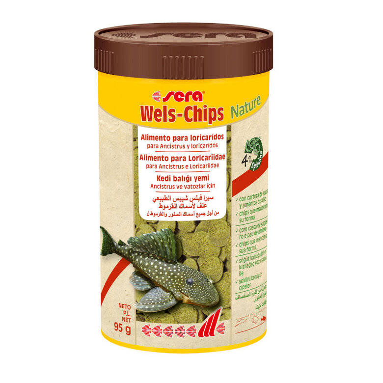 Sera Wels-chips alimento para peces image number null