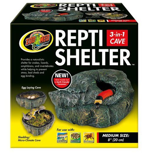 Zoo Med cueva reptiles decoración de terrario image number null