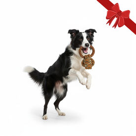 Wonder Christmas Pelota de Cuerda y Mordedor Navideño para perros,  Wonder Christmas Pelota de Cuerda y Mordedor Navideño para perros