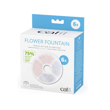 Catit Flower Fountain Filtro de Triple Acción para fuentes