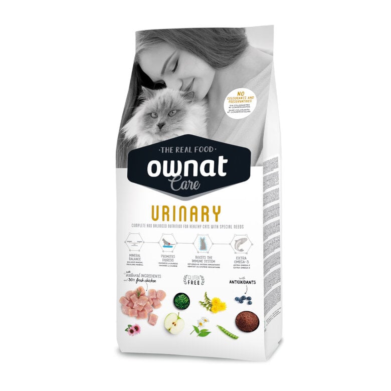 Ownat Care Urinario Pienso Pollo para gatos,  Imagen numero 1 Ownat Care Urinario Pienso Pollo para gatos, , large Imagen numero 1