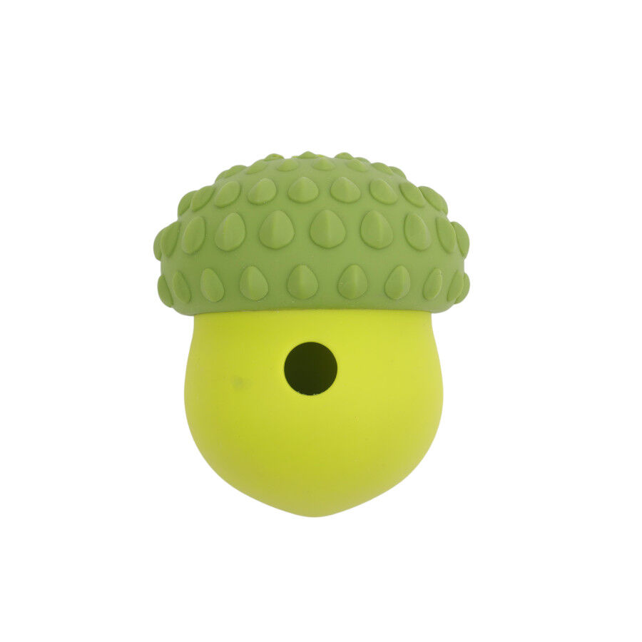 Tootoy! Juguete Portagolosinas Bellota Verde para perros thumbnail