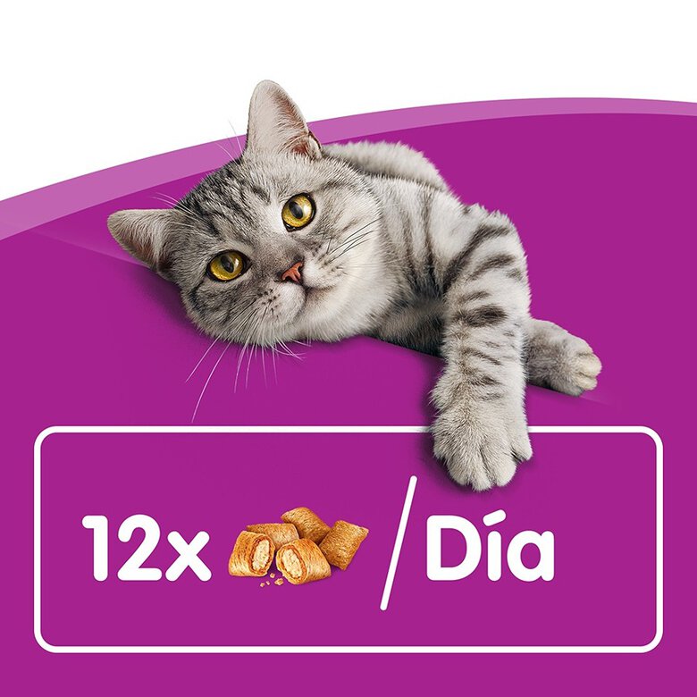 Whiskas Temptations Snacks Salmón para Gatos, , large image number null