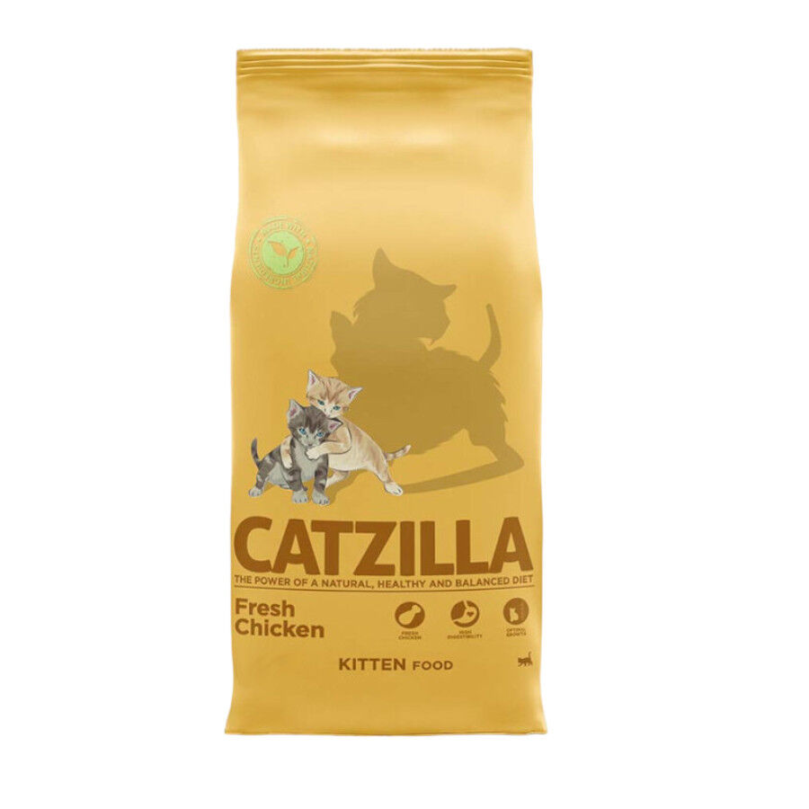 Catzilla Kitten Pollo pienso para gatos