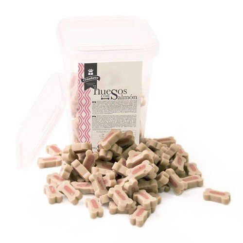 Criadores snack h&uacute;medo huesitos salm&oacute;n para perros Imagen numero 1