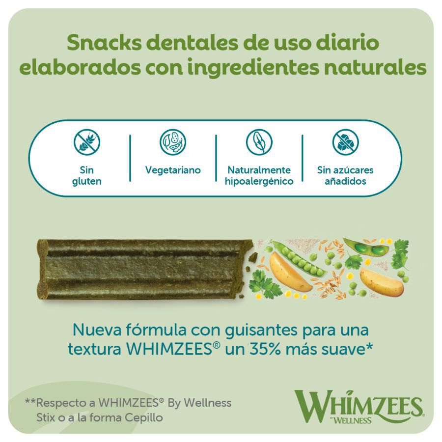 14 barritas Whimzees Snacks Dentales Soft Value Bags M para perros, , large Imagen numero 4