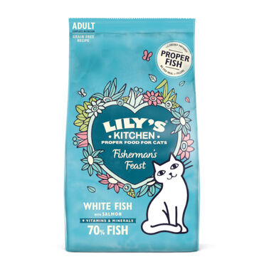 Lily’s Kitchen Pescado blanco pienso para gatos