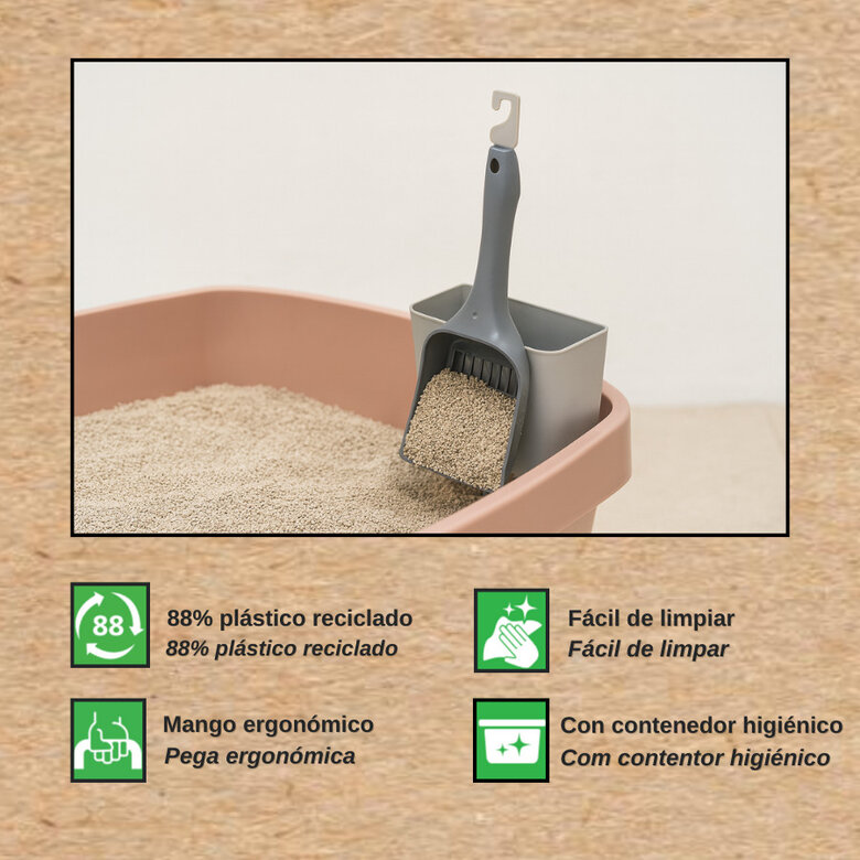 Nice Care Sanitary Scoop Contenedor Pala Higiénica para gatos,  Imagen numero 3 Nice Care Sanitary Scoop Contenedor Pala Higiénica para gatos, , large Imagen numero 3