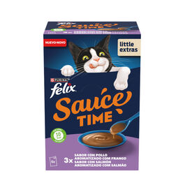 Felix Cat Salsa de Pollo y Salm&oacute;n para gatos