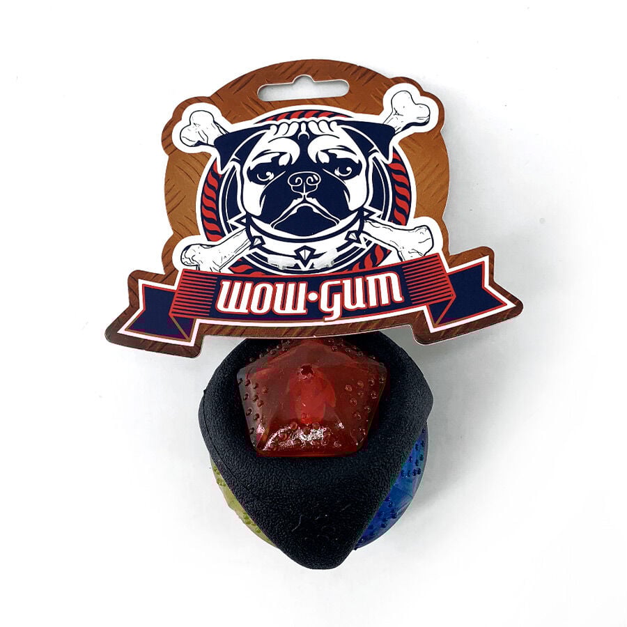 Wow Gum Pelota Ne&oacute;n Multicolor para perros , , large Imagen numero 1