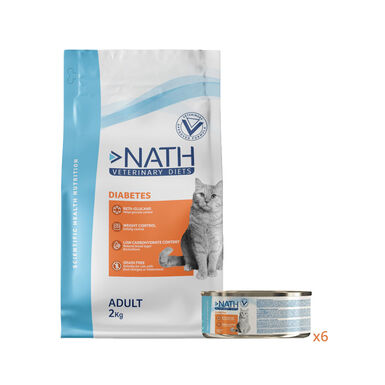 Pack Nath Diabetes - pienso y comida húmeda para gato