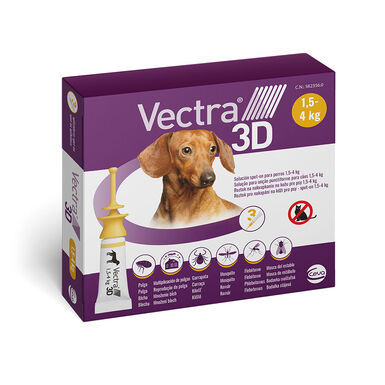 Vectra 3D Pipetas Antiparasitarias para perros