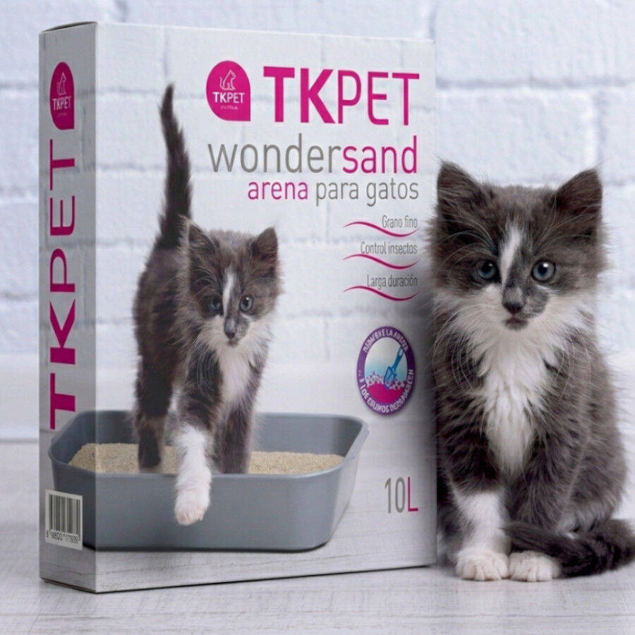 10 L TK-Pet Litter Wondersand Arena Natural para gatos, , large Imagen numero 2