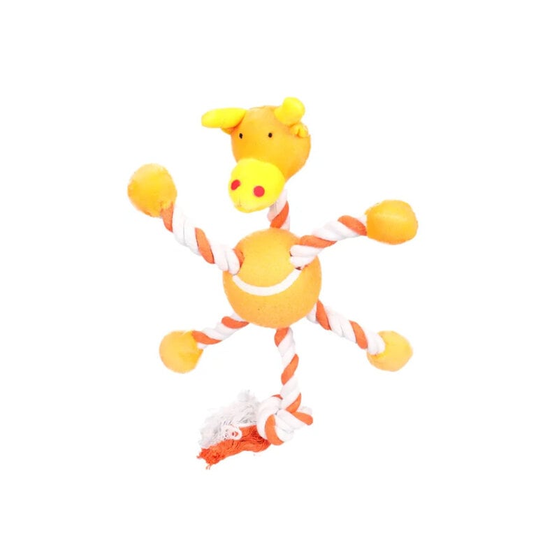 Flamingo Peluche de Pelota con Cuerdas para perros,  Imagen numero 4 Flamingo Peluche de Pelota con Cuerdas para perros, , large Imagen numero 4