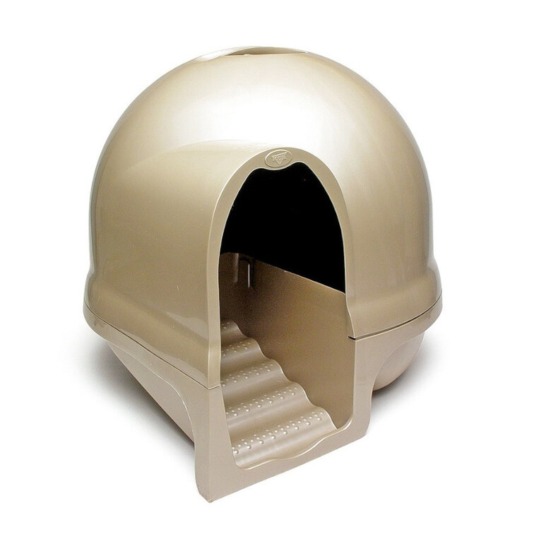 Petmate Bandeja Sanitaria Cerrada en forma de iglú para gatos,  Imagen numero 1 Petmate Bandeja Sanitaria Cerrada en forma de iglú para gatos, , large Imagen numero 1