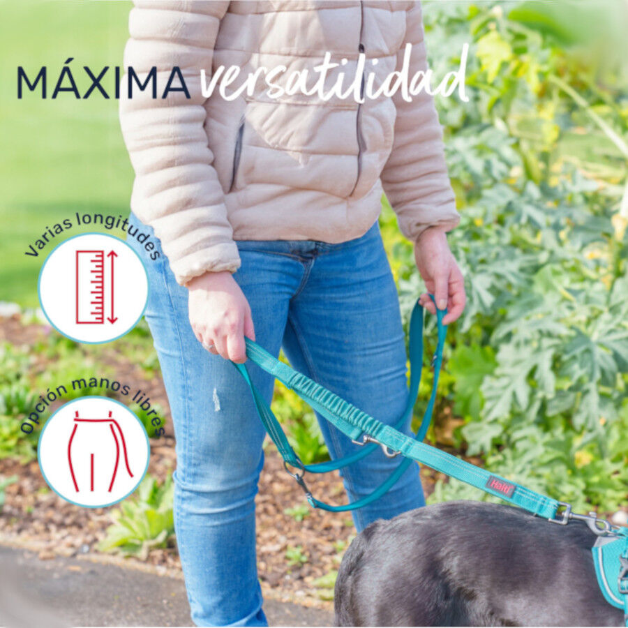 Halti correa multifuncional azul verdoso para perros, , large Imagen numero 3