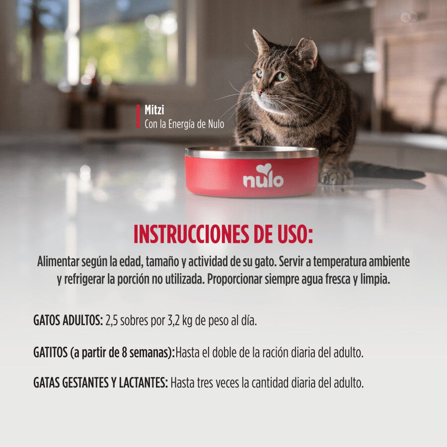 79 g Nulo Silky Mousse Pollo con Salmon Sobres para gatos, , large Imagen numero 3