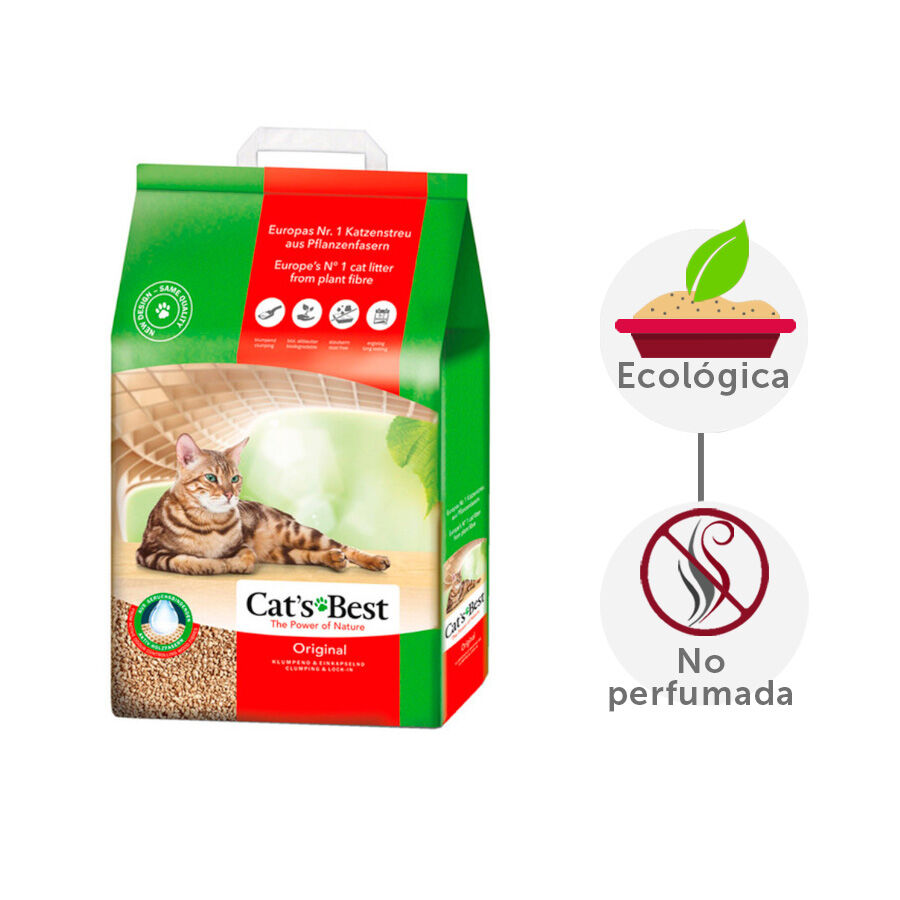 Cat s Best Original Lecho Vegetal para gatos Kiwoko