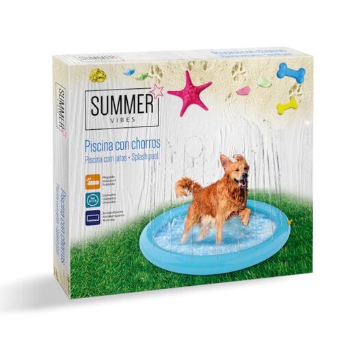 Summer Vibes Piscina para perros Plegable