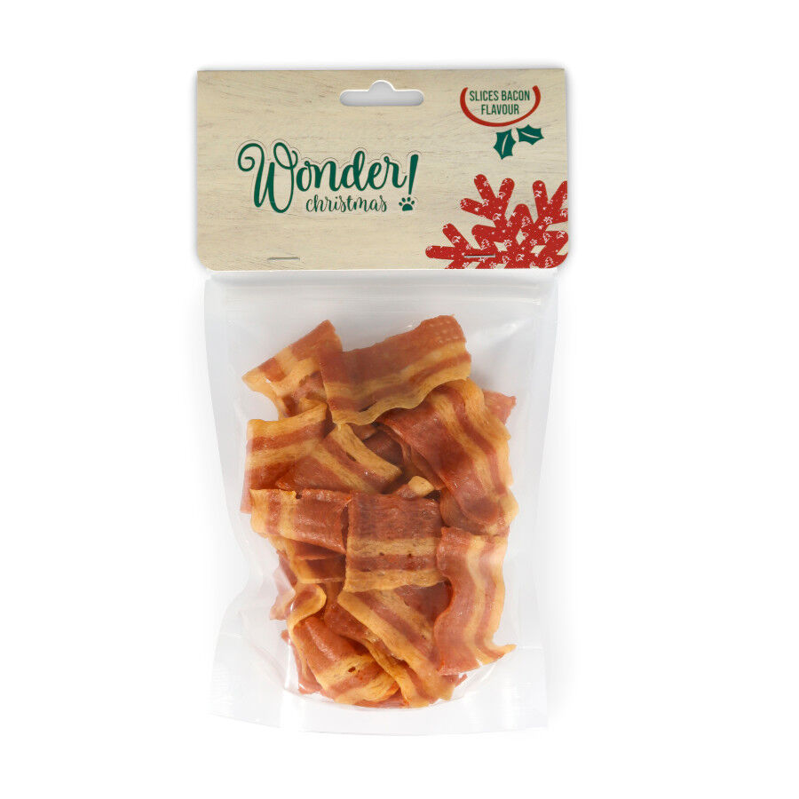Wonder Christmas Snack de Bacon Navideño para perros thumbnail
