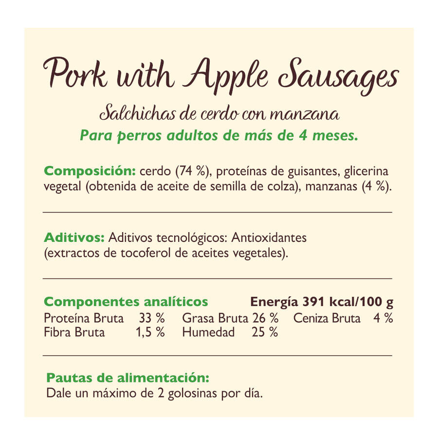 Lily&#039;s Kitchen Salchichas Cerdo para perros thumbnail