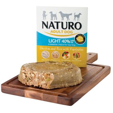Naturo Light Pollo y Arroz tarrina para perros 