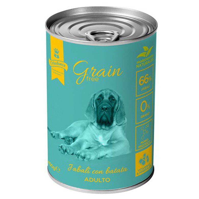 400 g Criadores Adulto Grain Free Jabalí y Batata lata para perros,  Imagen numero 1 400 g Criadores Adulto Grain Free Jabalí y Batata lata para perros, , large Imagen numero 1