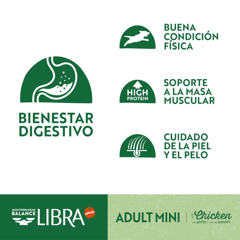 Libra Adult Mini Pollo pienso para perros thumbnail