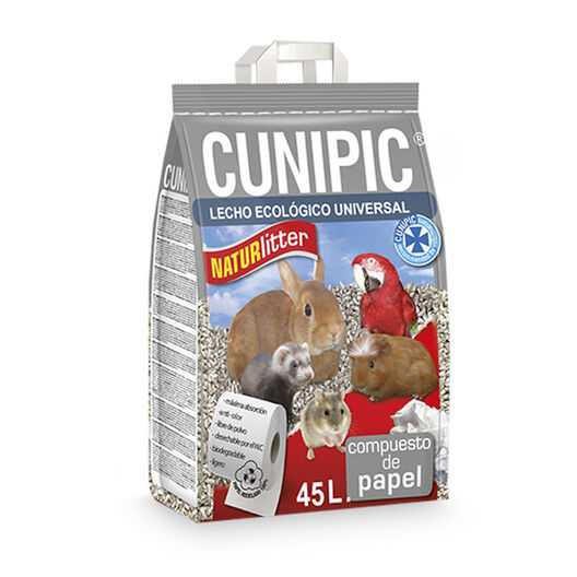 Cunipic Naturlitter Lecho Ecológico Papel para aves y roedores, , large image number null
