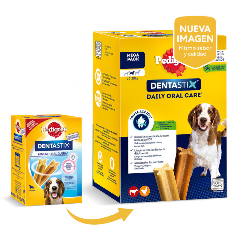 112 barritas Pedigree Dentastix Snacks Dentales para perros medianos,  Imagen numero 2 112 barritas Pedigree Dentastix Snacks Dentales para perros medianos, , large Imagen numero 2