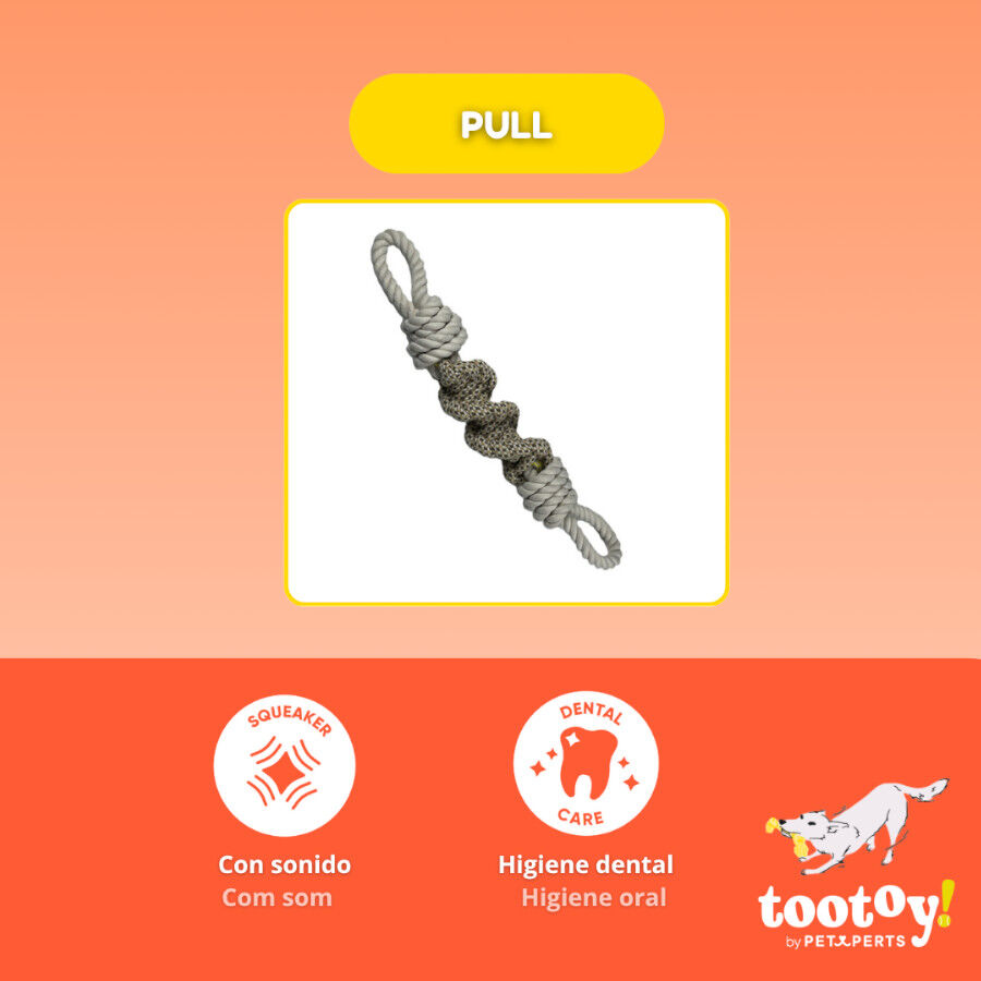 Tootoy! Mordedor de Cuerda con Nudos para perros thumbnail