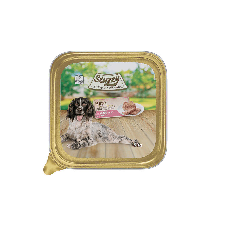 Stuzzy jamón tarrina para perros