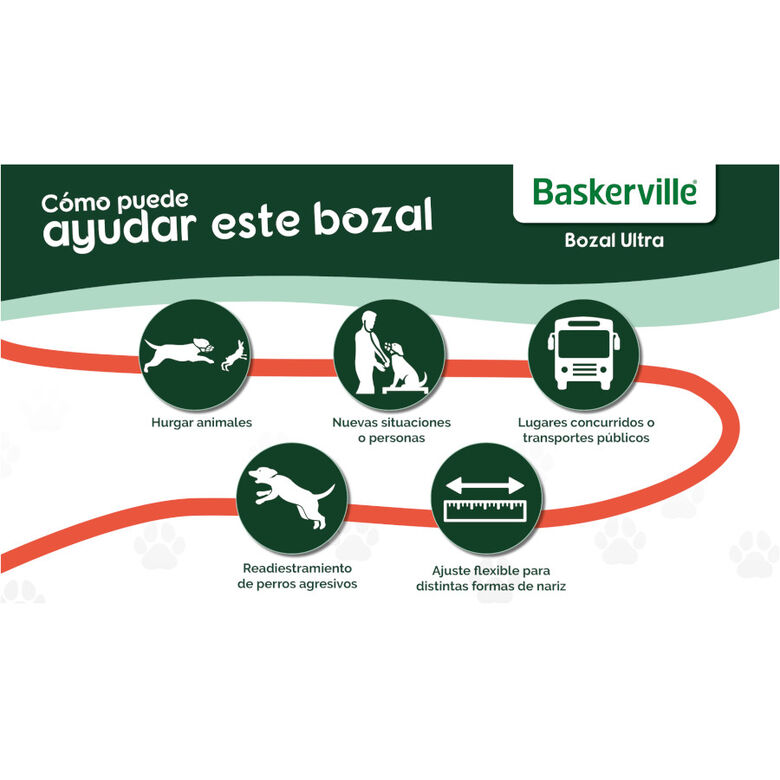 Baskerville Ultra Muzzle Bozal tipo canasta para perros thumbnail