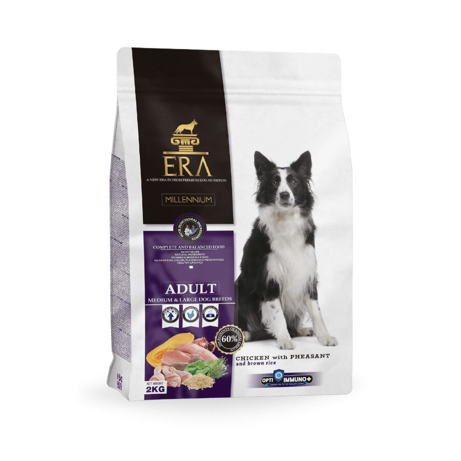 ERA Adult MediumyLarge Pollo y Faisán pienso para perros