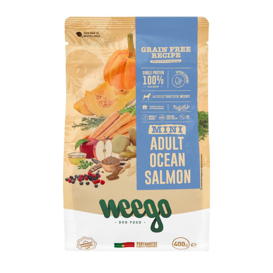 Weego Grain Free Mini Adult Ocean Salm&oacute;n pienso para perros, , large Imagen numero 1