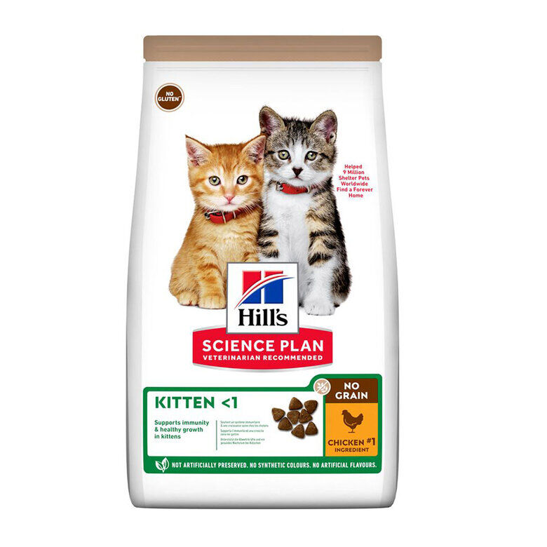 1.5 kg Hill's Science Plan No Grain Kitten Pollo pienso para gatos, , large Imagen numero 2