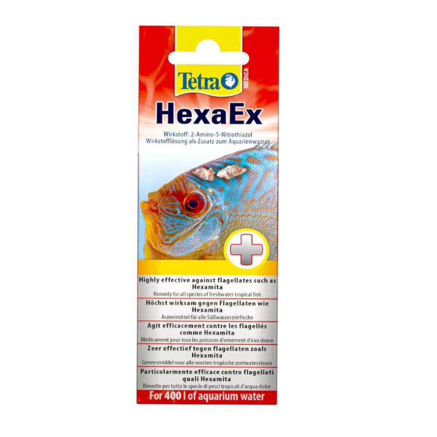 Tetra Medica HexaEx Hexamita tratamiento para peces Imagen numero 1