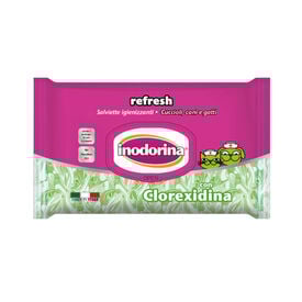 Inodorina Refresh Toallitas Húmedas Clorhexidina para perros y gatos