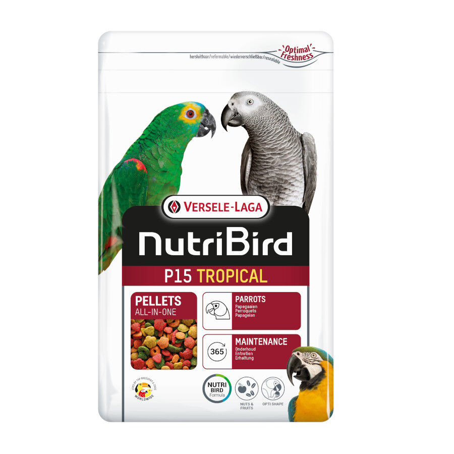 Versele-Laga Nutribird P15 Tropical Mixtura para papagayos, , large Imagen numero 1