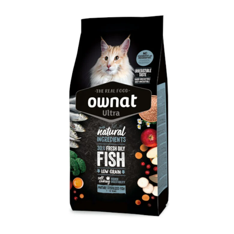 Ownat Ultra Madure Esterilizado Pienso Pescado para gatos,  Imagen numero 1 Ownat Ultra Madure Esterilizado Pienso Pescado para gatos, , large Imagen numero 1